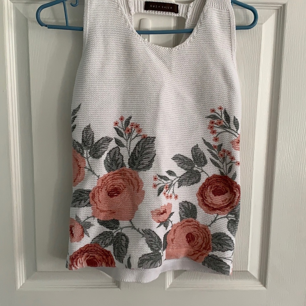 Sweater tank top